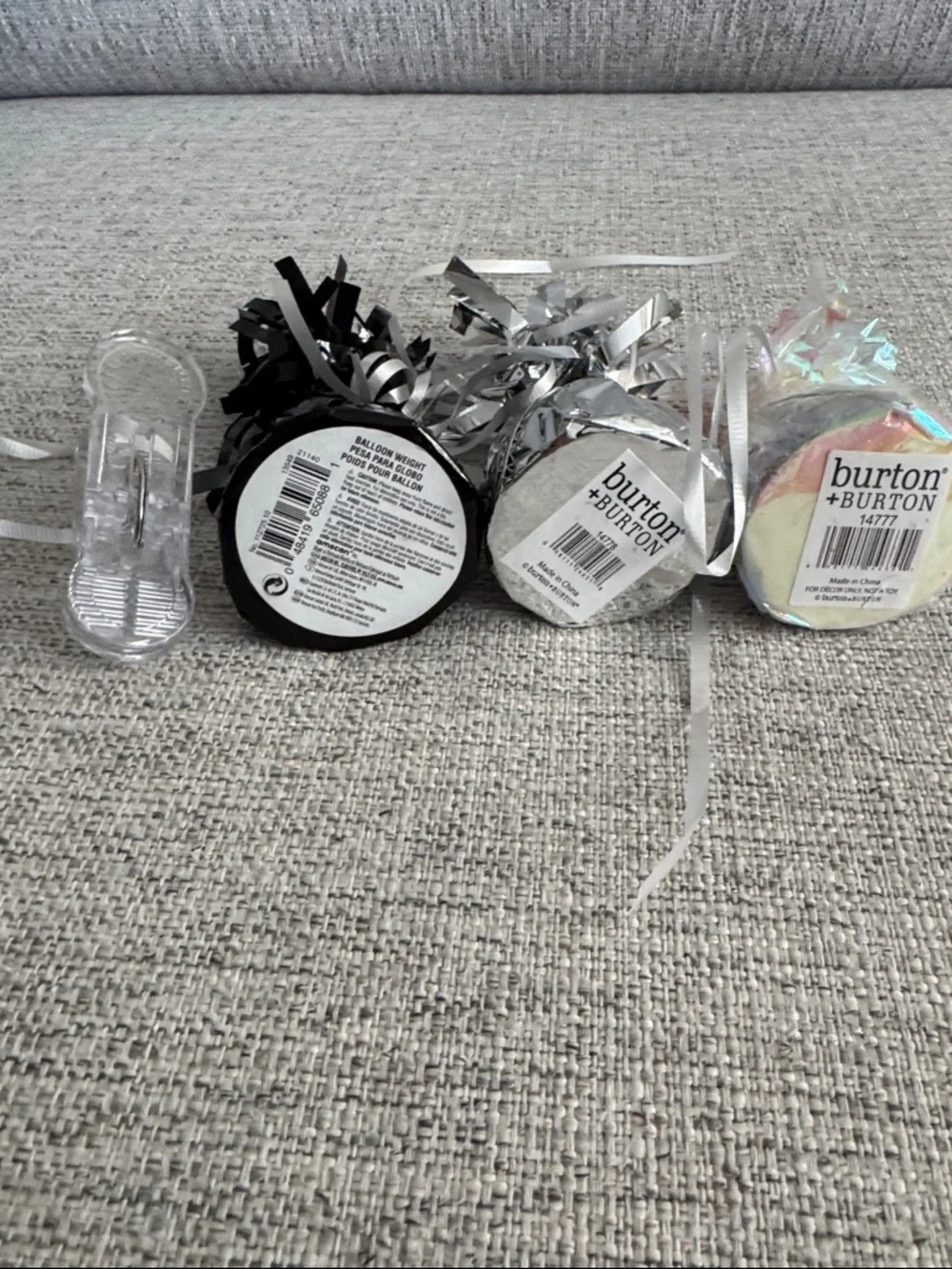 🎈🎉 Burton Balloon Weights Bundle + Clip – Party Decor Essentials